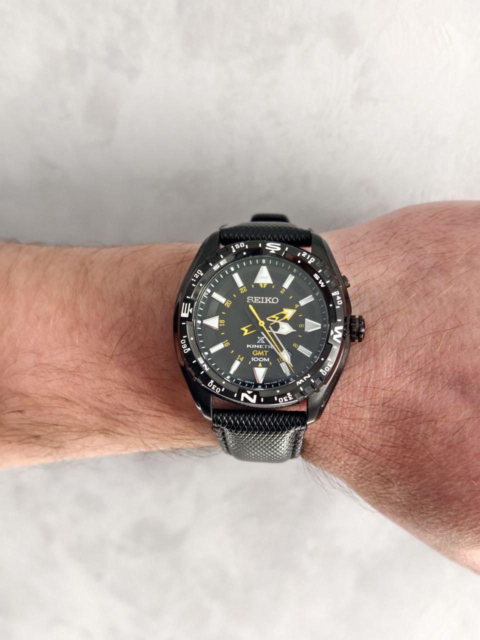 Годинник чоловічий Seiko Prospex Kinetic GMT (SUN055) - фото 7 Годинник чоловічий Seiko Prospex Kinetic GMT (SUN055) - фото 7