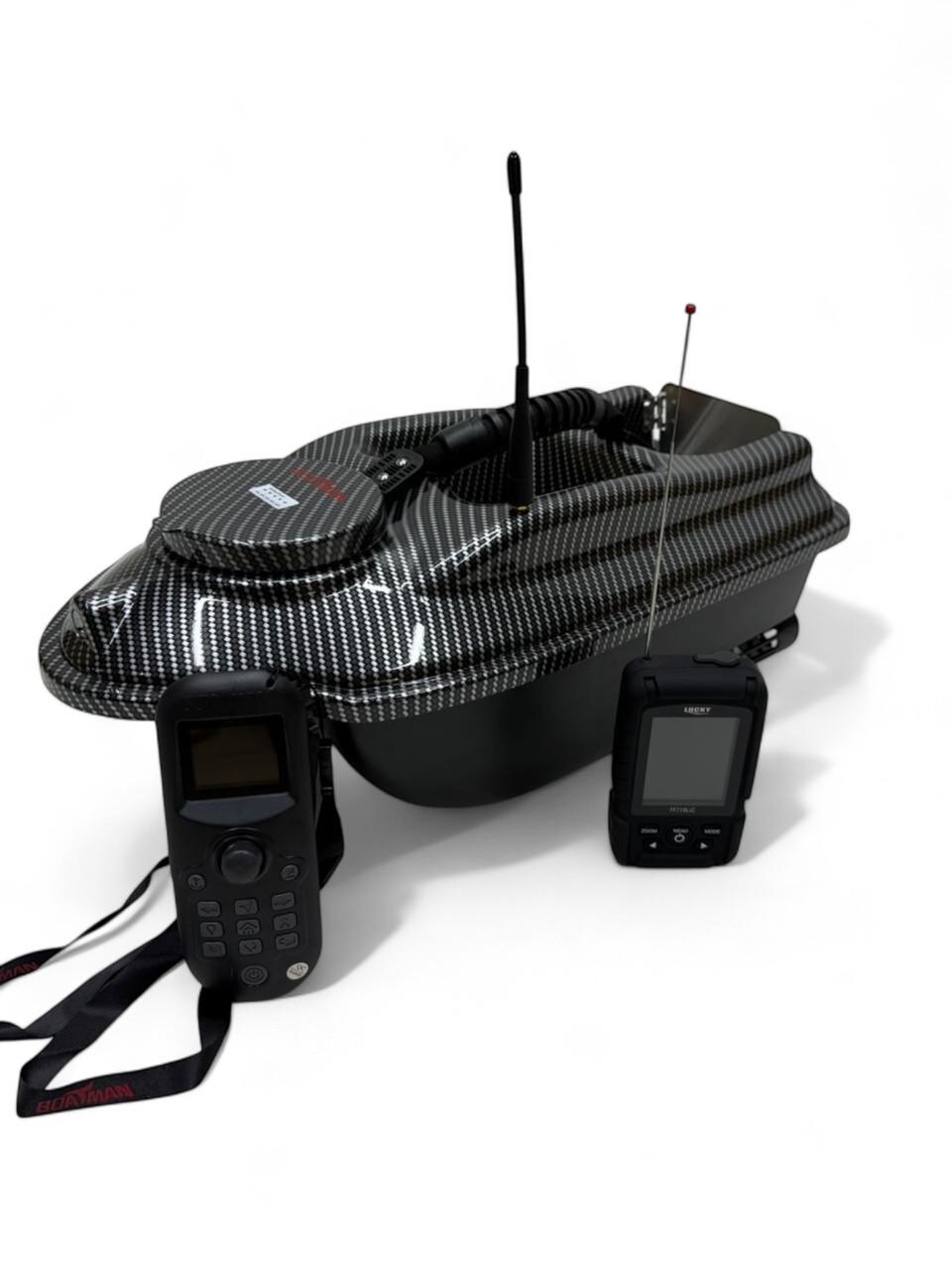 Короповий кораблик Boatman Actor Carbon 10A GPS автопілот з ехолотом Lucky