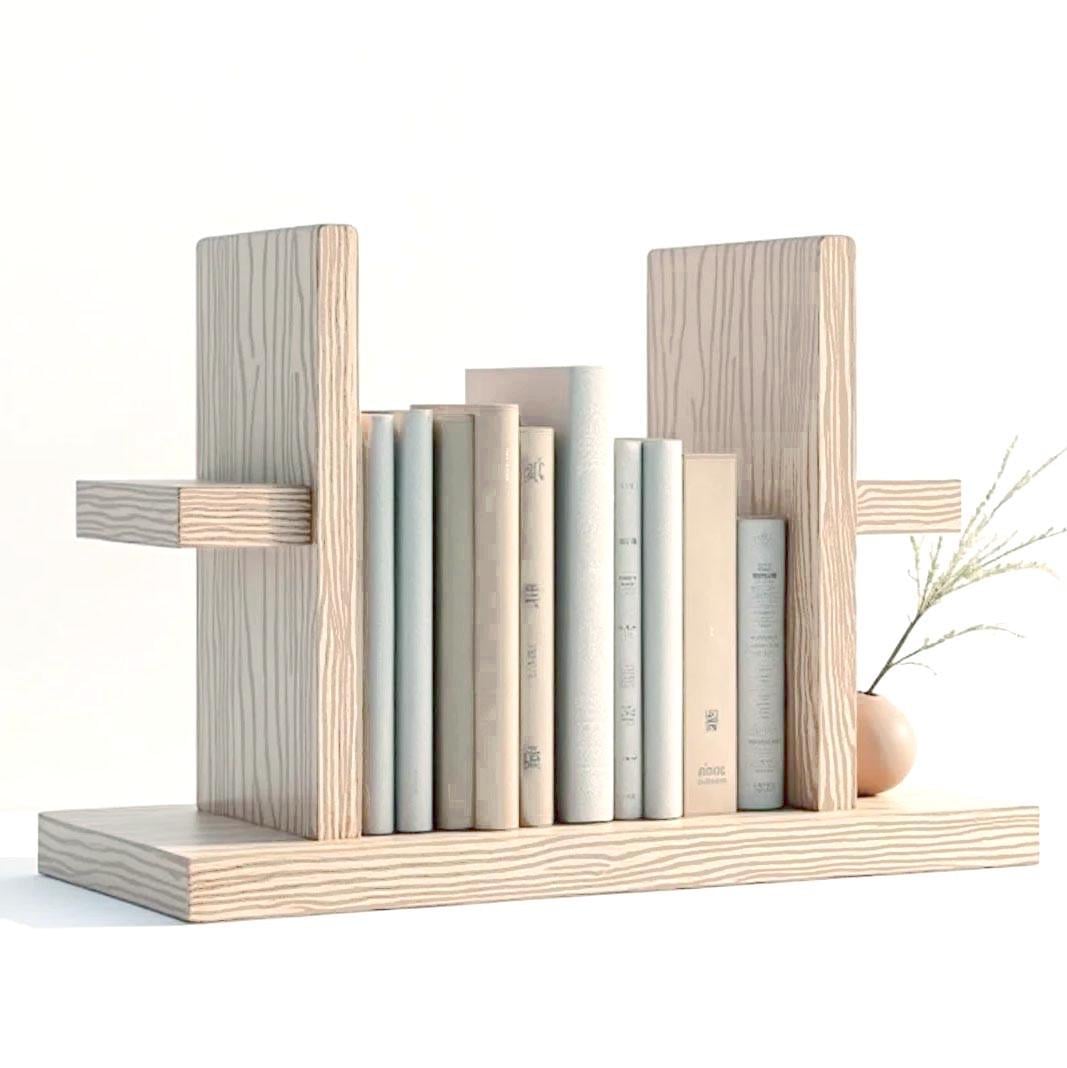 Полка книжная настольная из дерева Баораф Бланже (КПА-015301)