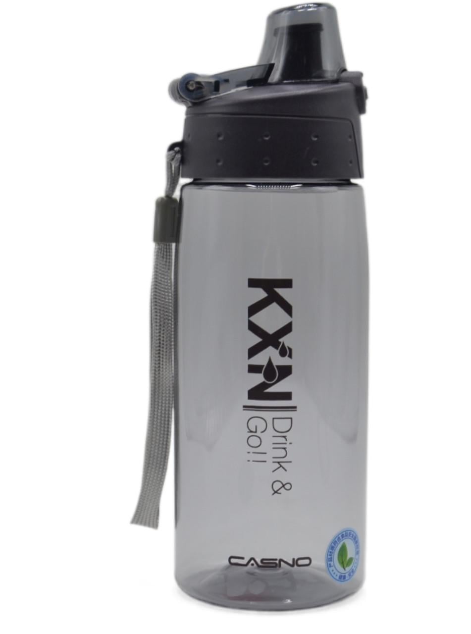 Бутылка для воды Casno KXN-1179 580 мл Серый