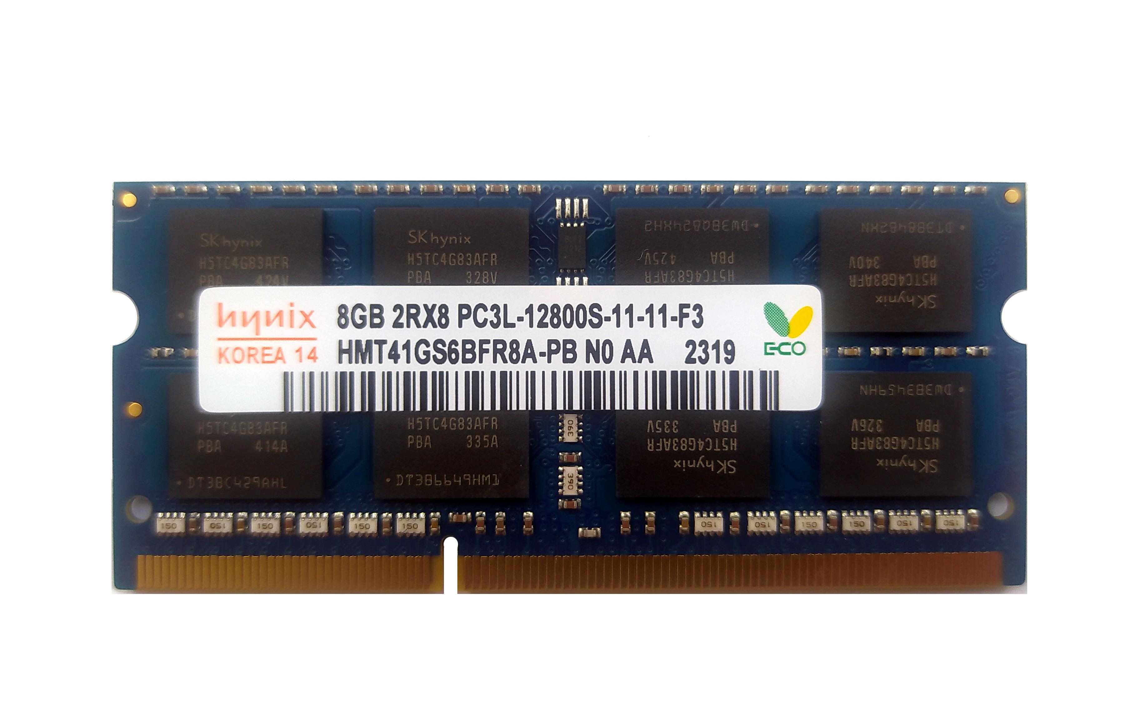 Оперативна пам'ять Hynix SO-DIMM DDR3L 8 Гб 1600 МГц PC3L-12800 (HMT41GS6BFR8A-PB) - фото 2