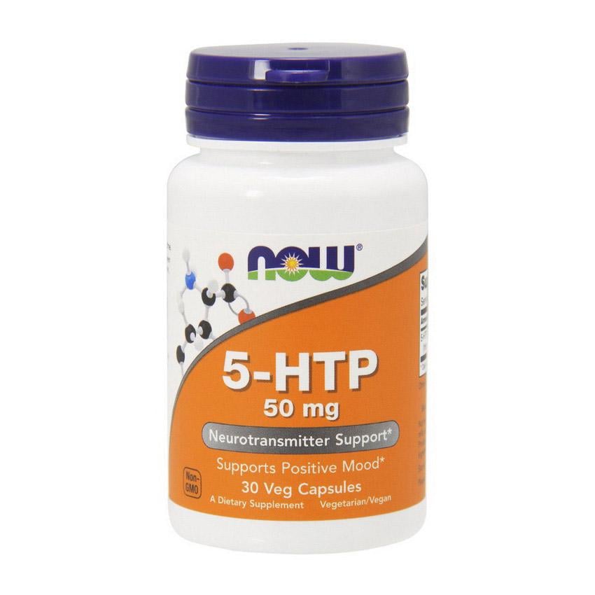 Гидрокситриптофан NOW 5-HTP 50 mg 30 капс.