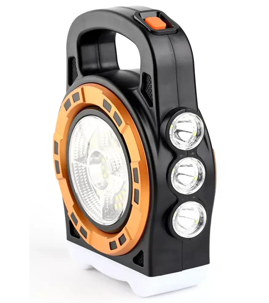 Фонарь туристический HB-6678С LED+COB+SMD Power bank microUSB 3 режима (6678)