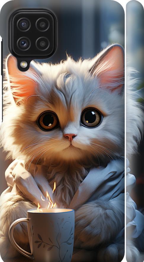 Чехол на Samsung Galaxy M32 M325F White cat (5646m-2558-42517)