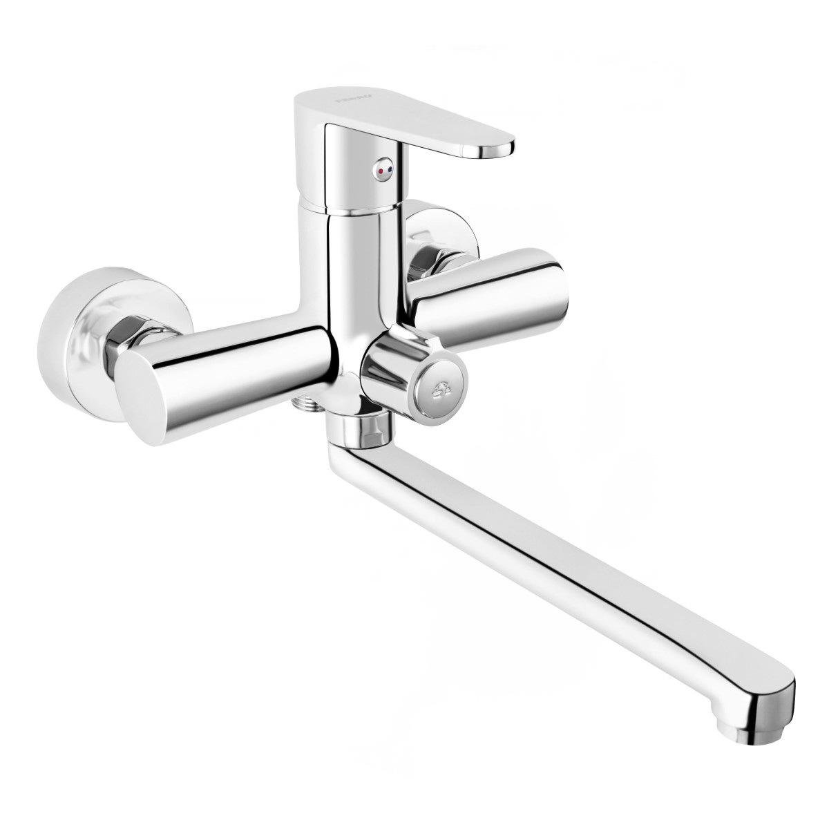 Смеситель для ванны Ferro Algeo BAG3A однорычажный Хром (173174)