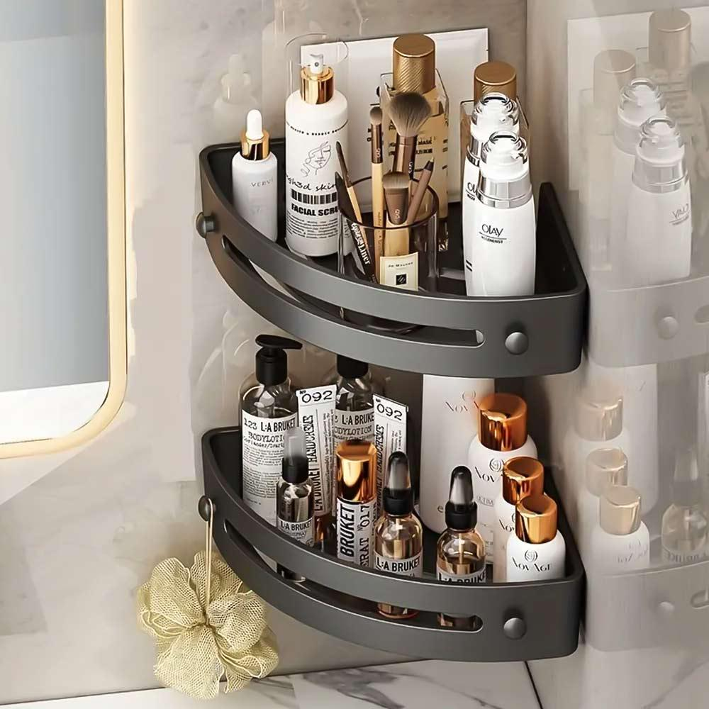 Полиця кутова у ванну на стіну самоклеюча для косметики - фото 4 Полиця кутова у ванну на стіну самоклеюча для косметики - фото 4