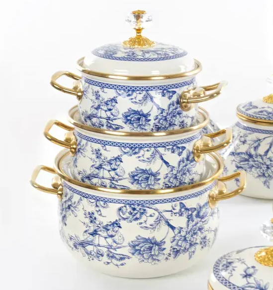 Каструля емальована BUTTERFLY Elmani з кришкою 3,8 л 20 см (763-028) - фото 10