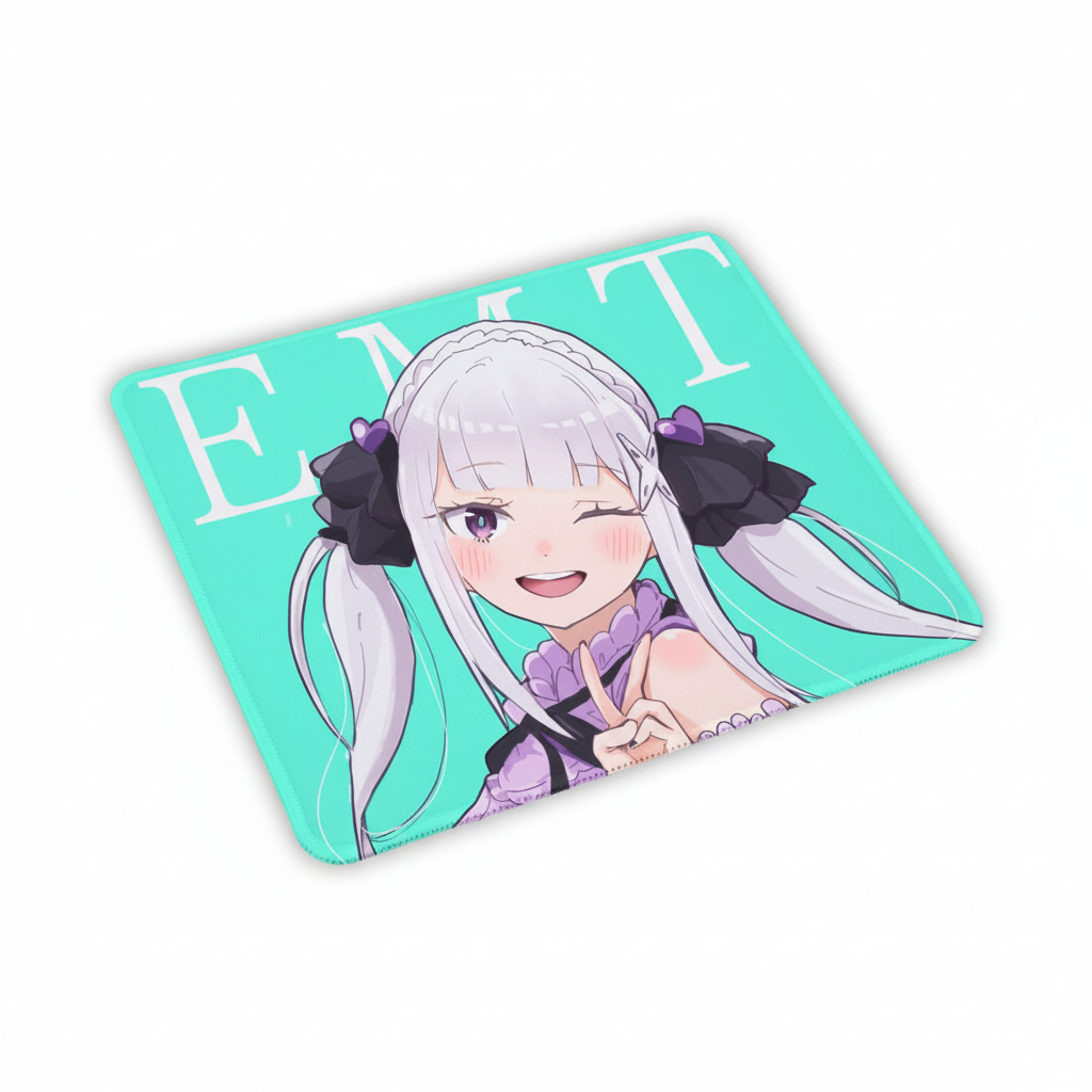 Коврик для мышки Re Zero Kara Hajimeru Isekai Seikatsu Эмилия 26х21 см (9731536-03-010)