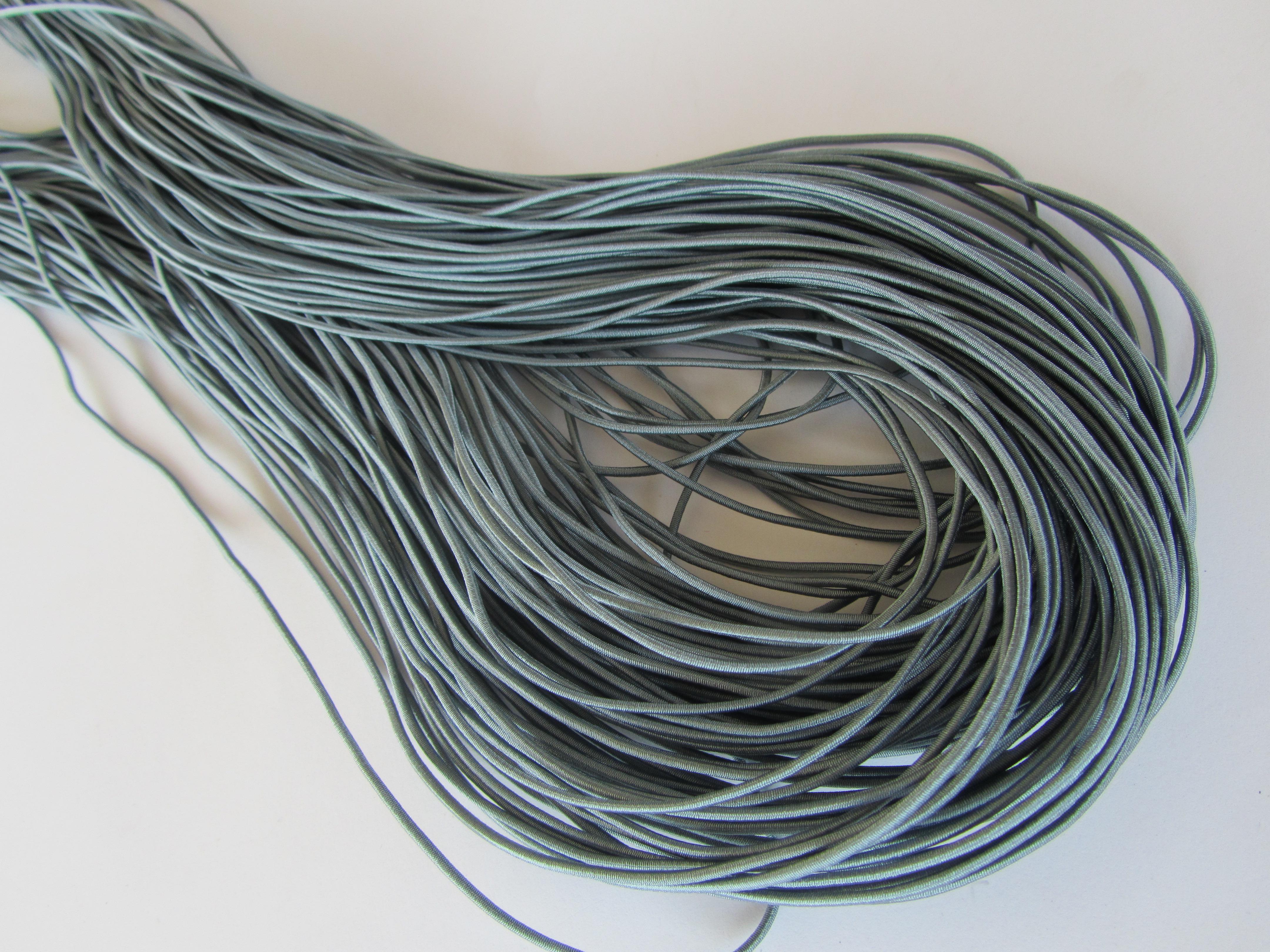 Резинка круглая d 2 мм/100 м Серый (41736486)