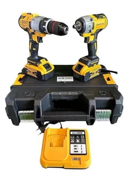 Набор инструментов Krafftec гайковерт/шуруповерт 48/6A (27363159)