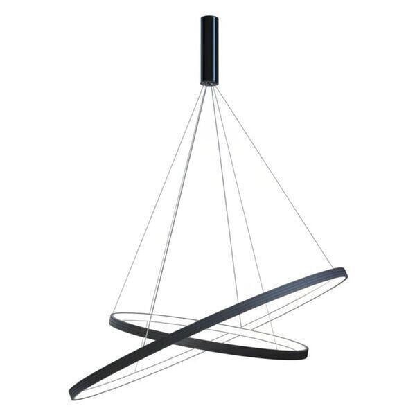 Люстра Kloodi KD-RG DUO 500/700 3K BK Ring Giza Duo 72 Вт 3300 лм 3000K
