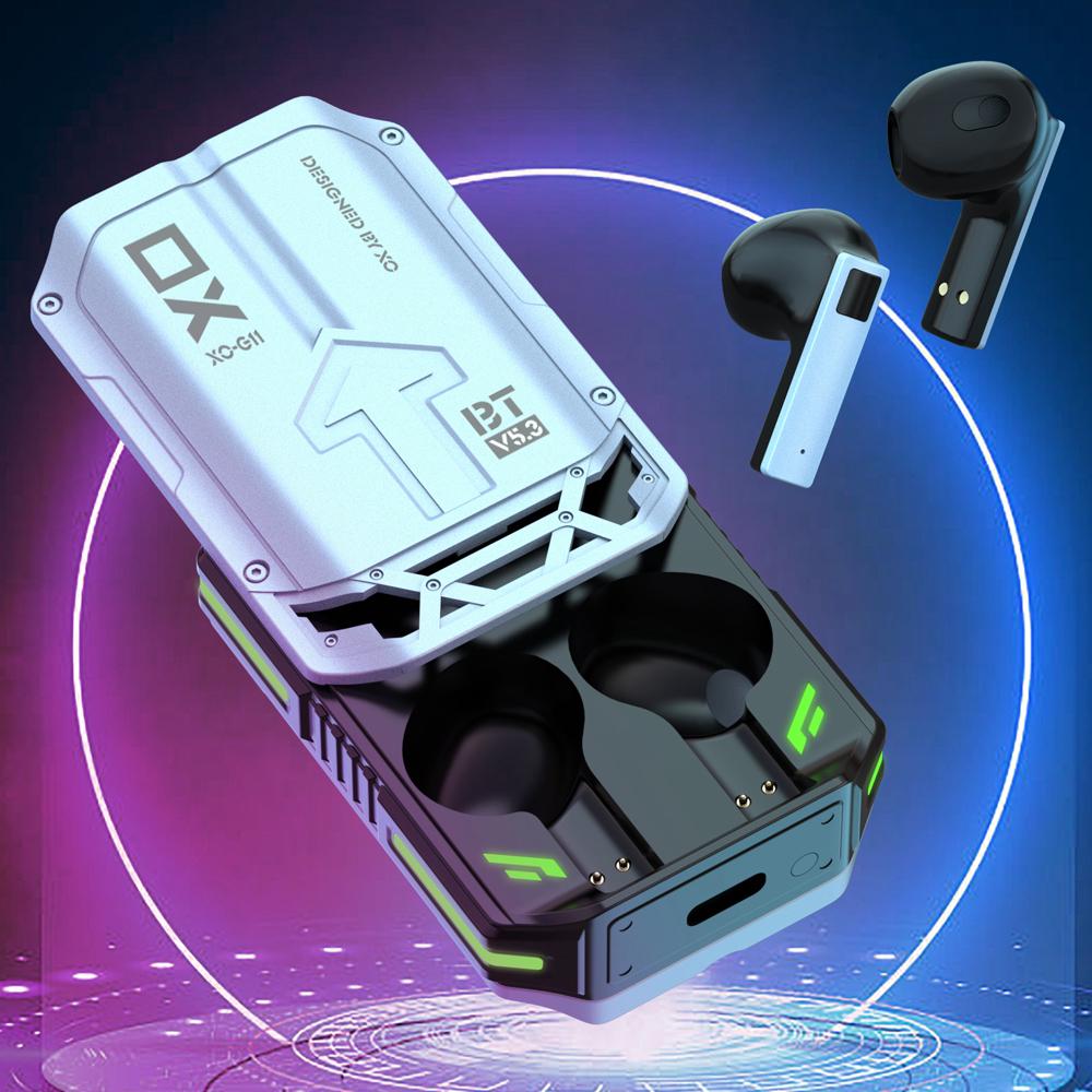 Наушники беспроводные геймерские TWS XO G11 Sword Rain Gaming Grey - фото 3