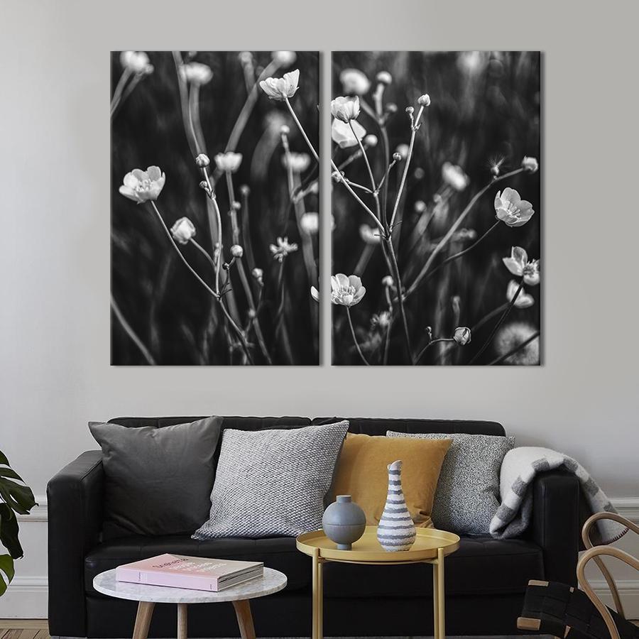 Картина на холсте Цветущие лютики 165x122 см (920-2)