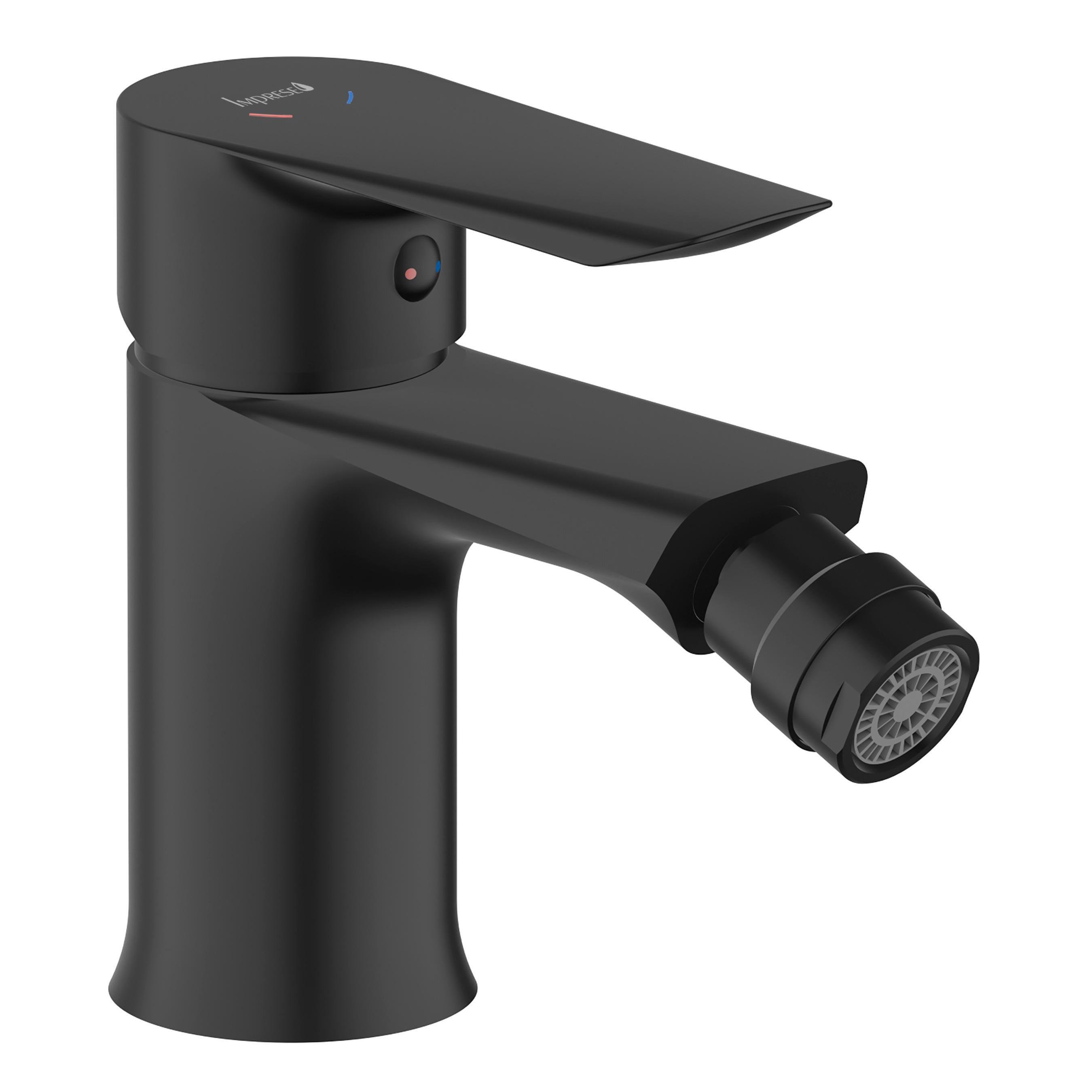 Змішувач для біде Imprese Vaclav 35 мм Чорний матовий (f03106410AA) - фото 1