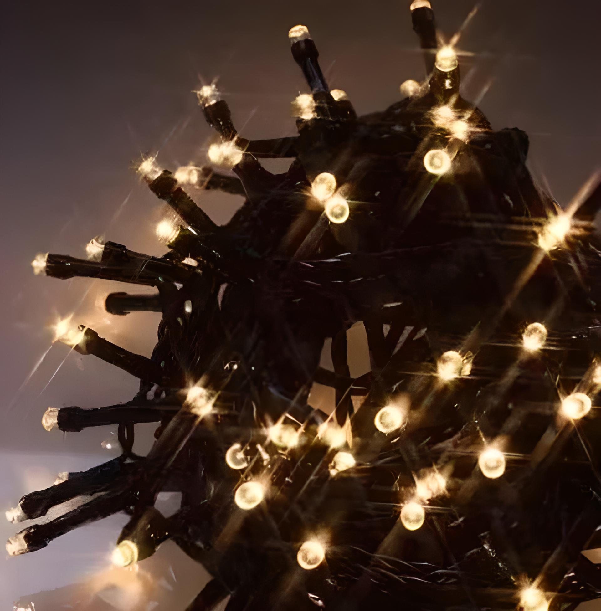 Гирлянда штора RD-099 200 LED 2x2 м Теплый