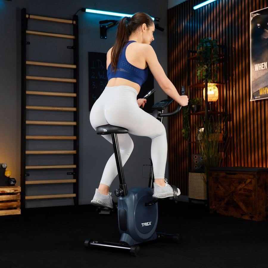Велотренажер TREX Sport TX-350MB RIZE магнітний Синій (4945) - фото 5