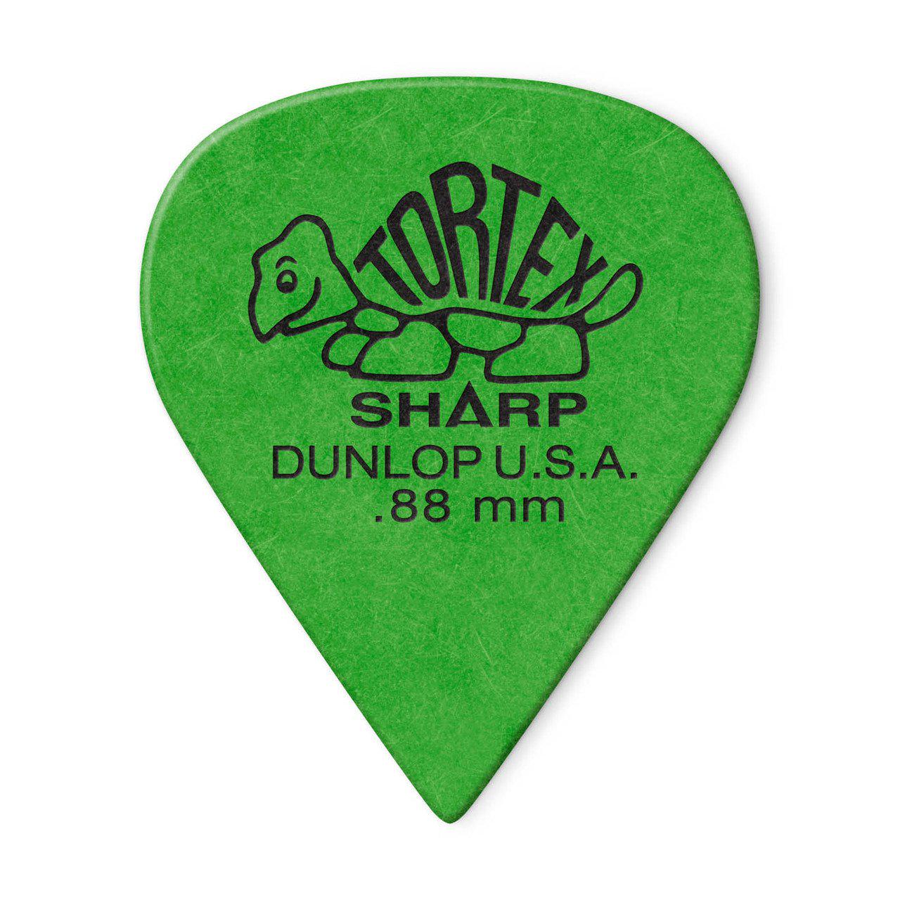 Медиатор Dunlop 412P.88 Tortex Sharp .88 мм 12 шт. (121933)