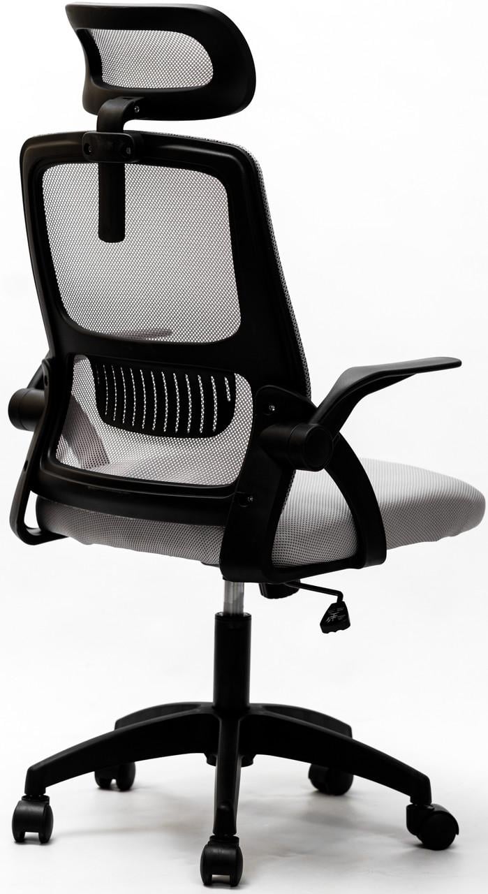 Крісло Diego ErgoFlex сітка Чорно-сірий - фото 4 Крісло Diego ErgoFlex сітка Чорно-сірий - фото 4