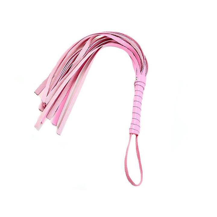 Плетка из экокожи для ролевых игр BDSM One Size Розовый (K0174-3)