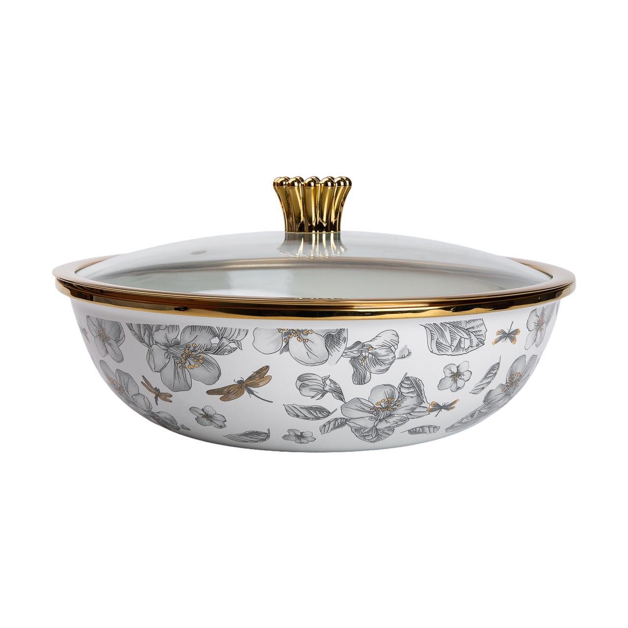 Кастрюля с крышкой эмаль 4,5 л (2431235716)