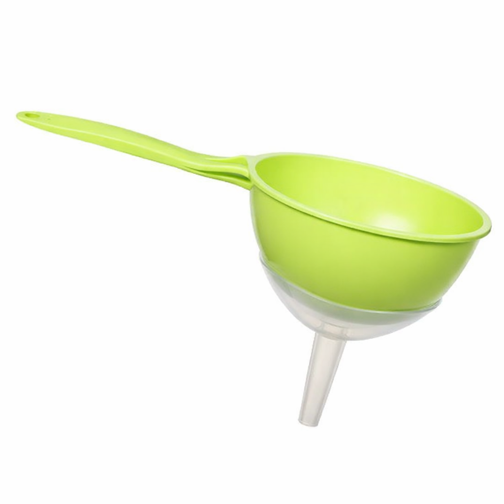 Воронка и сито Stenson R21497 25 см Салатовый (R21497-M)