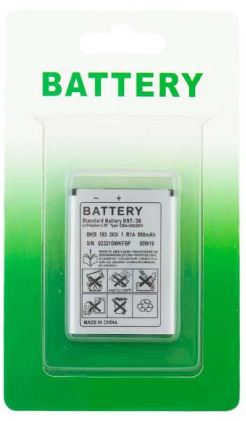Акумулятор Sony Ericsson BST-36 900mAh K320i W200i Z550i