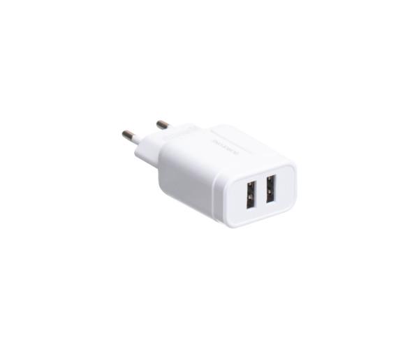 Устройство сетевое зарядное Borofone BA37A 2USB без кабеля 2,4 A 12W White - фото 4