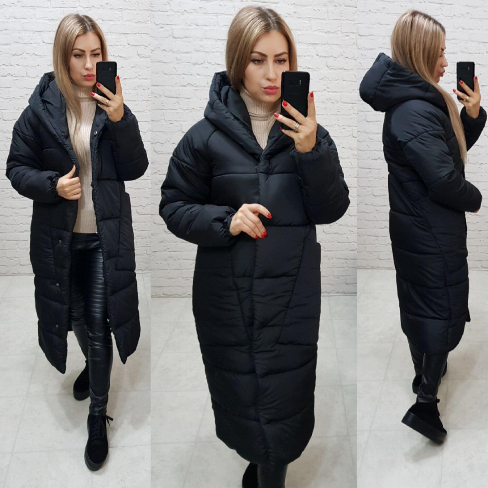 Пуховик об'ємний супер довгий Аiza А500 р. 50-52 Вишневий - фото 11 Пуховик об'ємний супер довгий Аiza А500 р. 50-52 Вишневий - фото 11