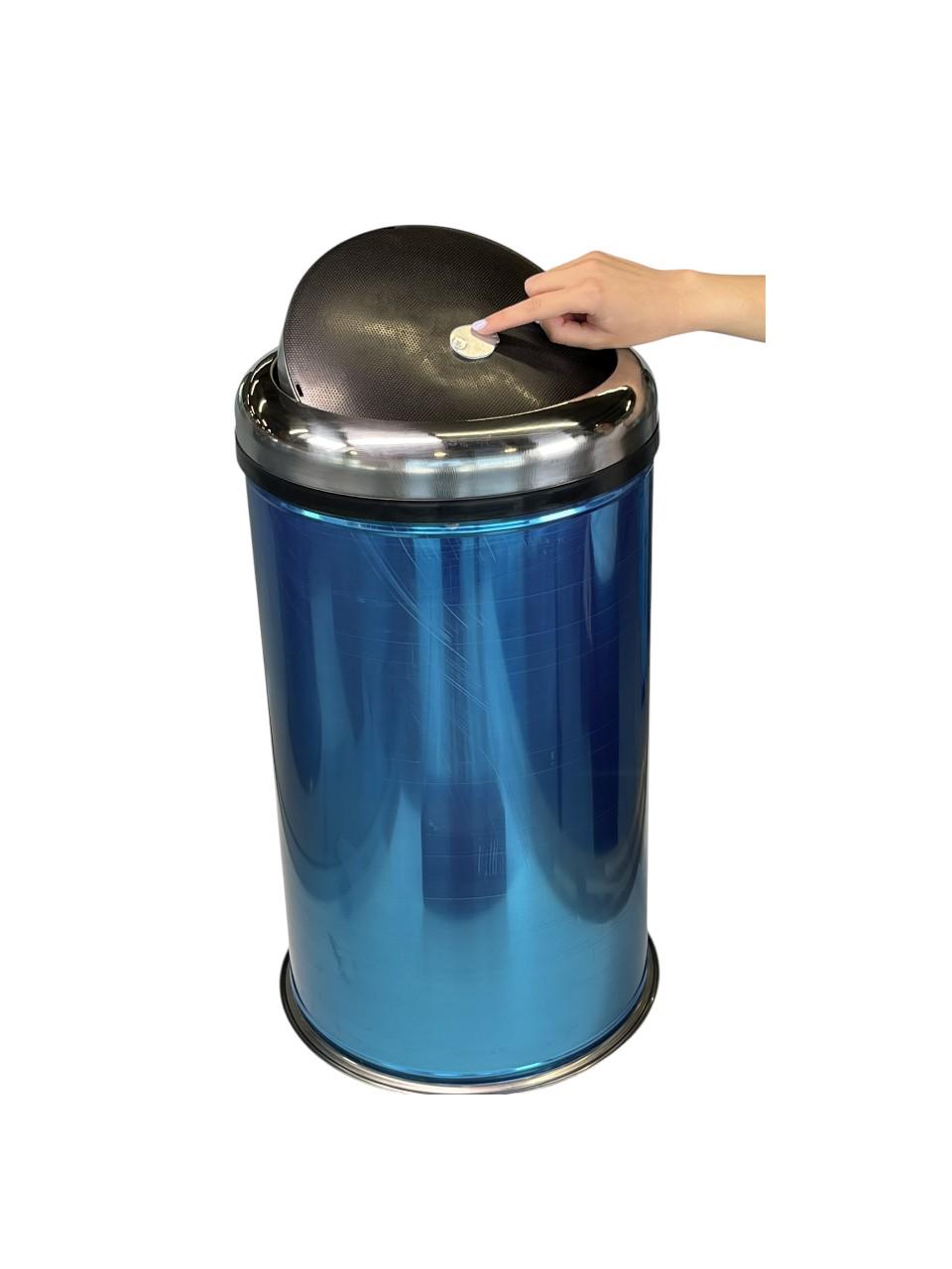 Ведро для мусора с поворотной крышкой MAXIFLOW 45 л Нержавеющая сталь (4513.0000S.430.45) - фото 6 Ведро для мусора с поворотной крышкой MAXIFLOW 45 л Нержавеющая сталь (4513.0000S.430.45) - фото 6