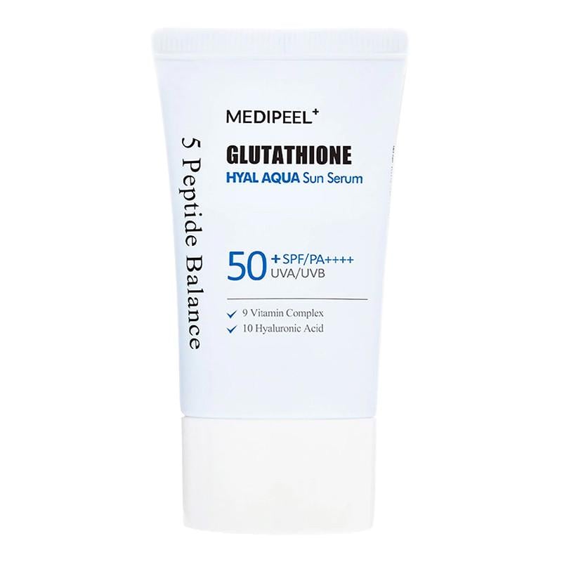 Эмульсия солнцезащитная с глутатионом Medi-Peel Glutathione Hyal Aqua Sun Serum SPF50+ PA++++ 50 мл (2282837870)
