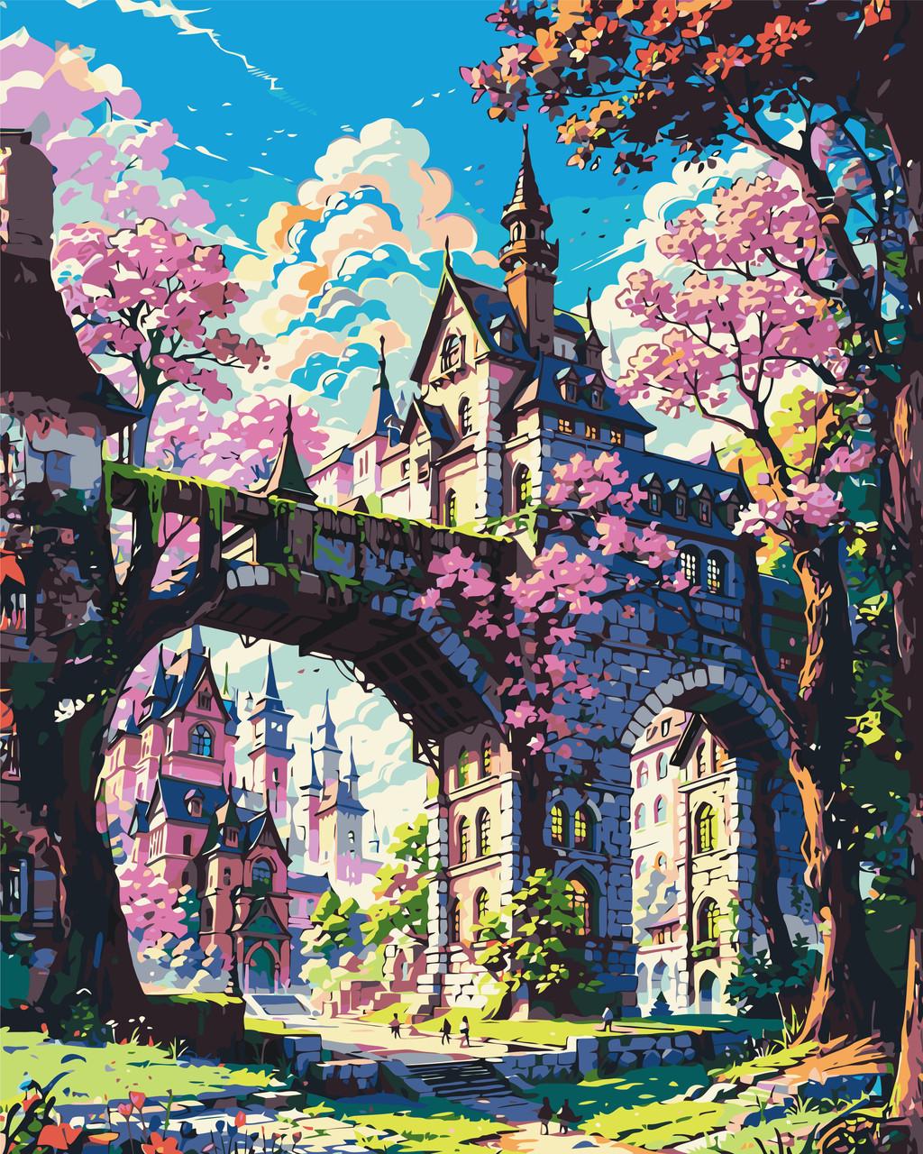 Картина по номерам ORIGAMI Сказочный замок 40х50 см (LW3331)