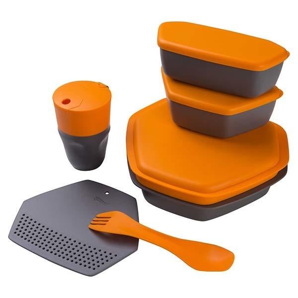 Набір туристичний посуд Crivit Помаранчевий