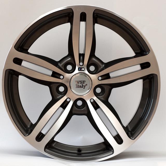 Литые диски WSP Italy BMW W652 Agropoli 9,5x19 5x120 ET34 DIA72,6 Anthracite polished