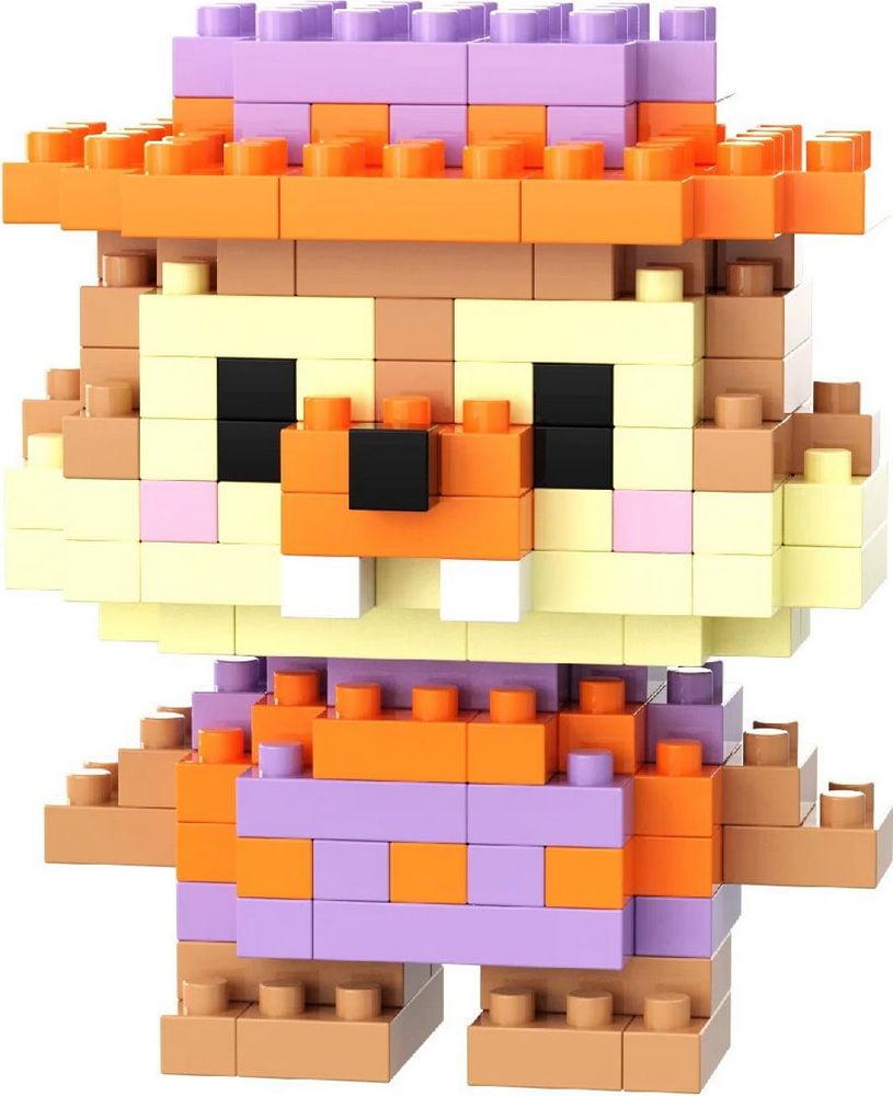 Конструктор 3D Mini Bricks SHLab BB-51 Beaver 6 см Orange (39092)