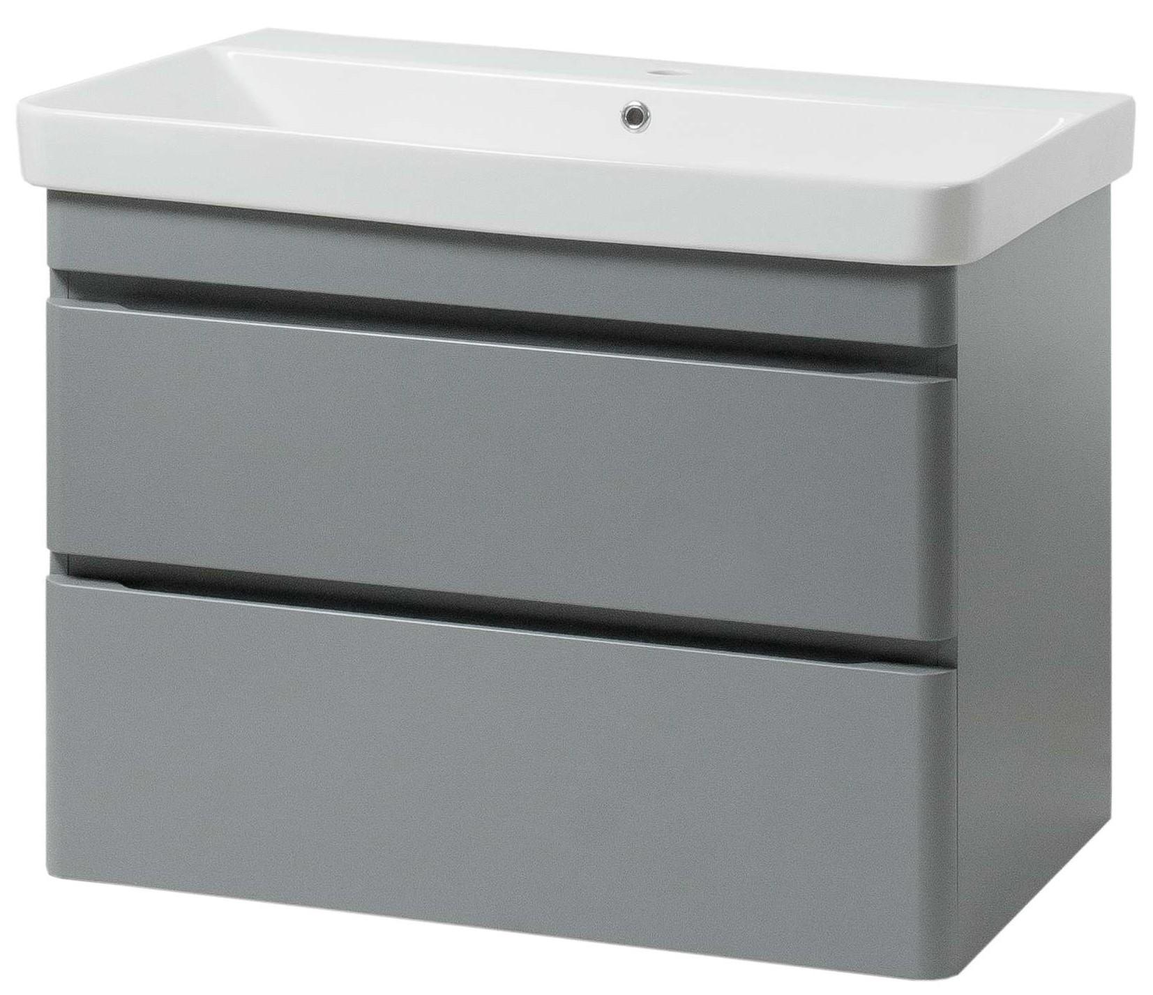 Тумба ЮВВІС Vivace ТПБ-2 Д 80 см з умивальником Vivace Бетон матовий (14873608)
