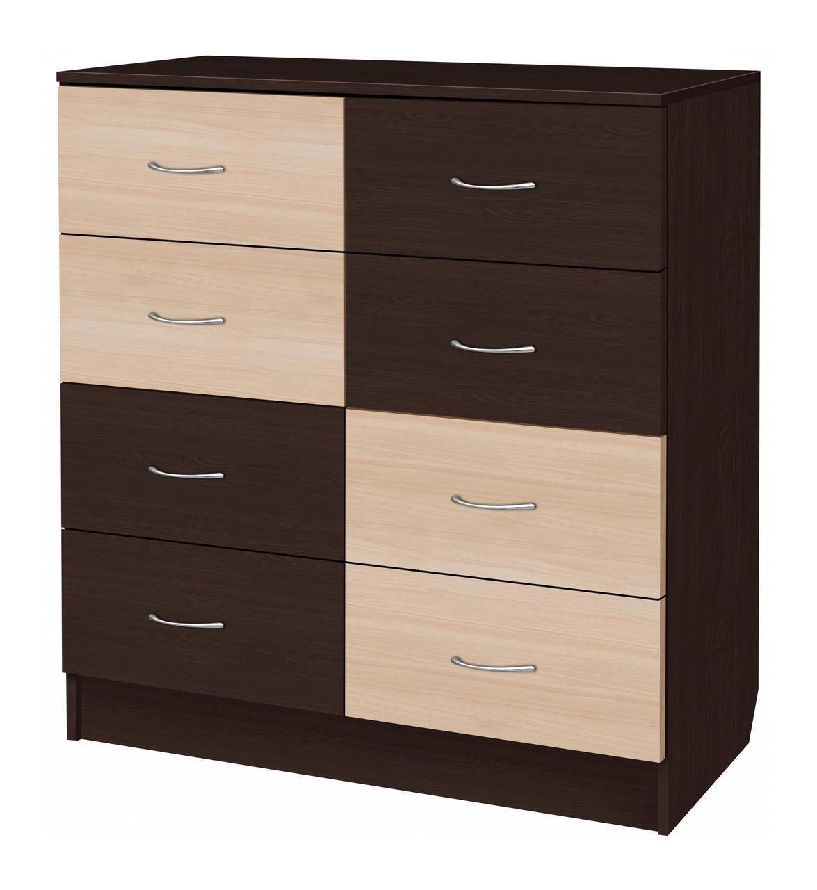 Комод МАКСИ-Мебель Ллойд плюс Венге магия/Дуб сонома (11100)