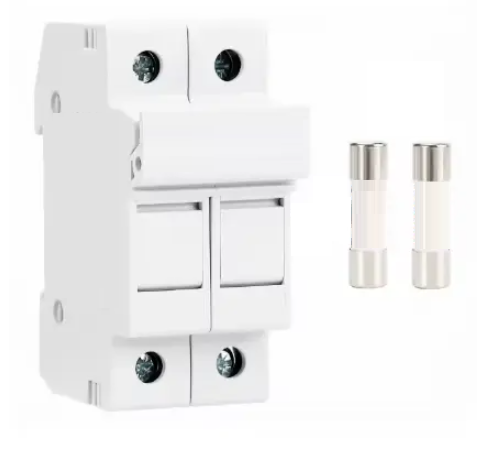 Держатель предохранителя 32А 1000V 2p DC с предохранителями (cu10380322) Держатель предохранителя 32А 1000V 2p DC с предохранителями (cu10380322)