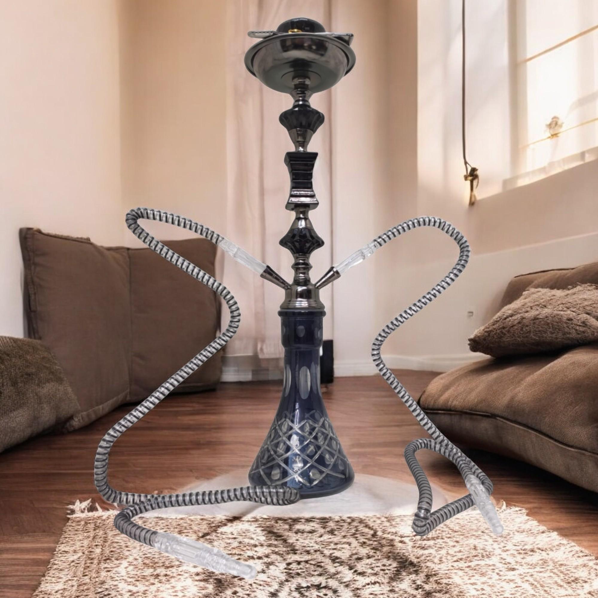 Кальян Hookah Mustafa  55 см на 2 персоны Black