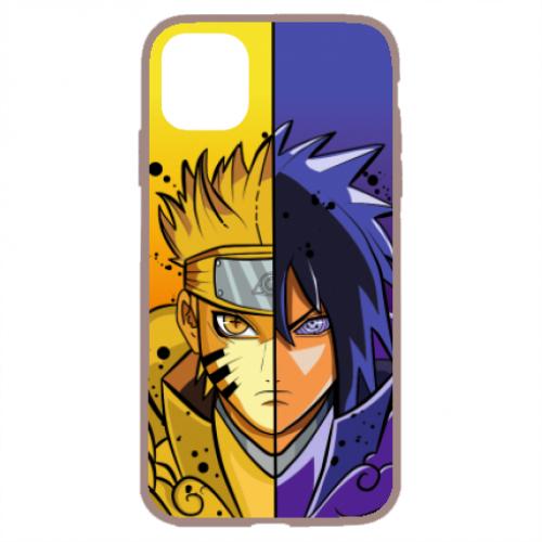 Чехол для iPhone 11 Naruto Vs Sasuke - фото 1