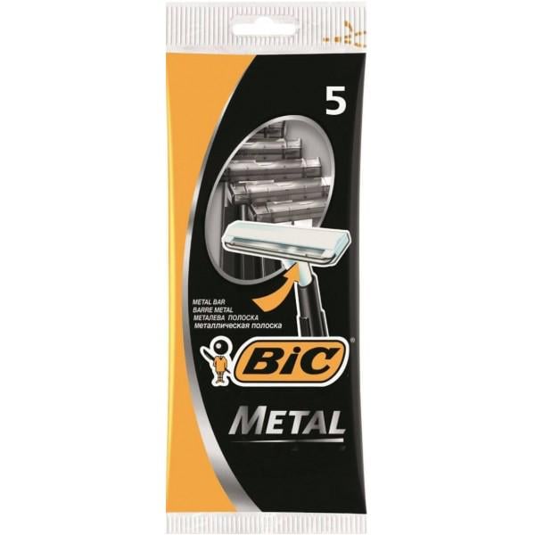 Станки бритвенные одноразовые BiC Metal 5 шт. (705416)