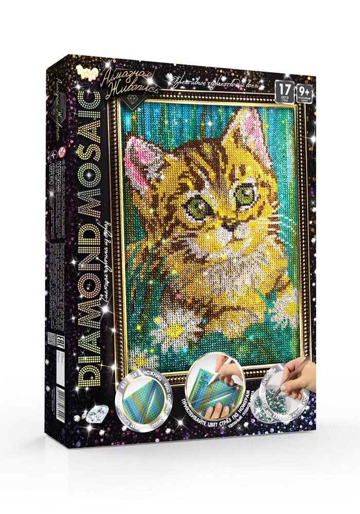 Алмазная мозаика Danko Toys Diamond mosaic Животные Котенок 20х30 см (DM-02-06) Алмазная мозаика Danko Toys Diamond mosaic Животные Котенок 20х30 см (DM-02-06)