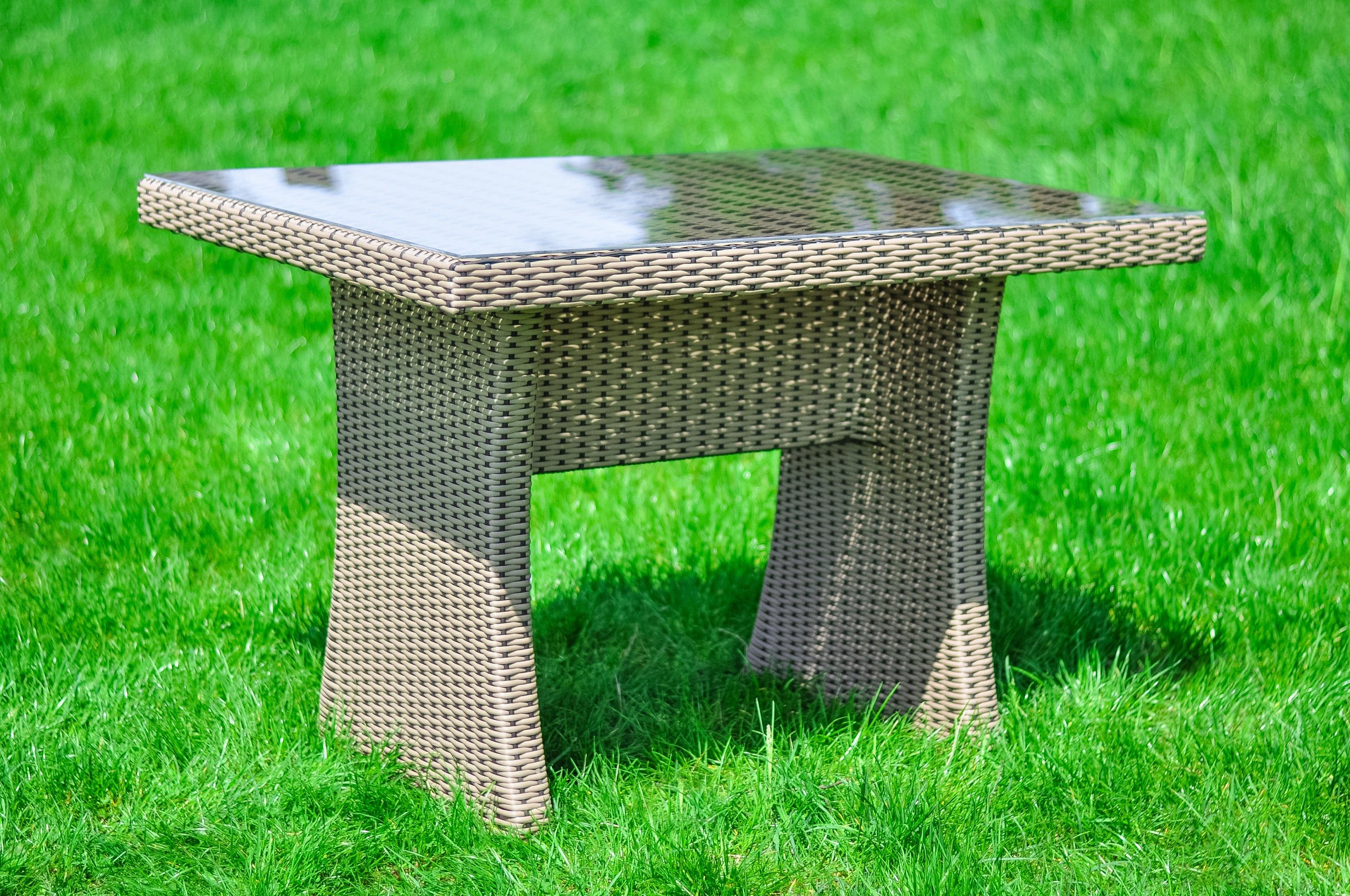 Стол садовый Rattwood Рондо Бежево-коричневый (3766)