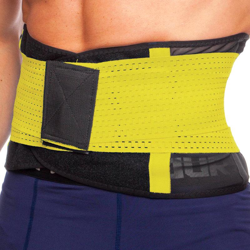 Пояс для коррекции фигуры Zelart Extreme Power Belt FI-102 M Черный/Желтый (DR004468)