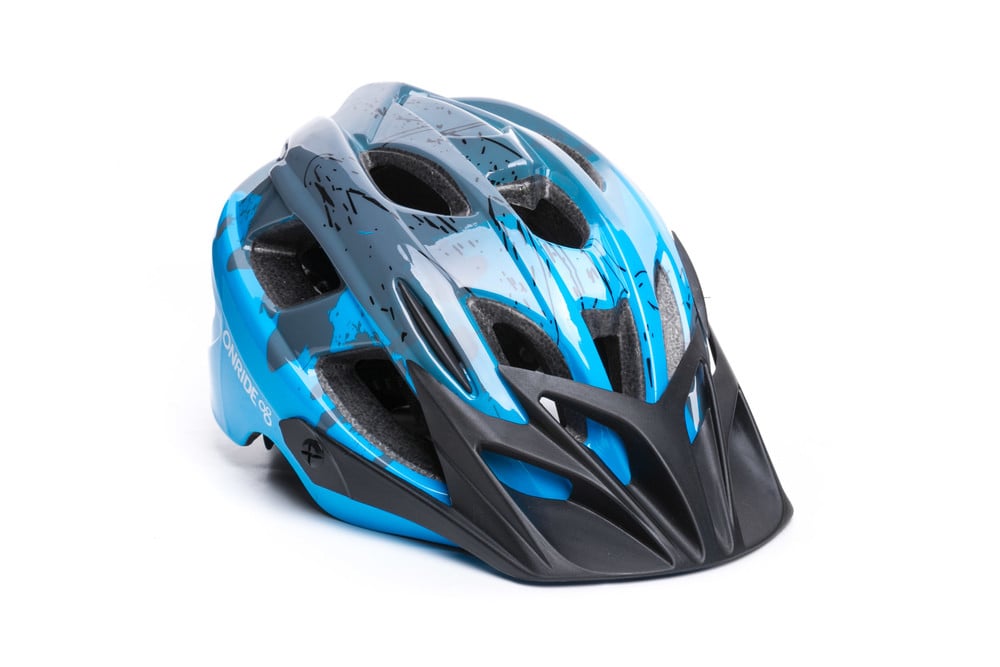 Шлем велосипедный OnRide Rider M Grey/Blue (69078900003)