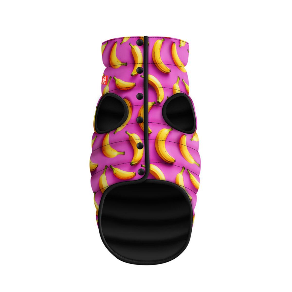 Курточка для собак Waudog Clothes Бананы M47 69-73х41-45 см Розовый (409-4055 Col)