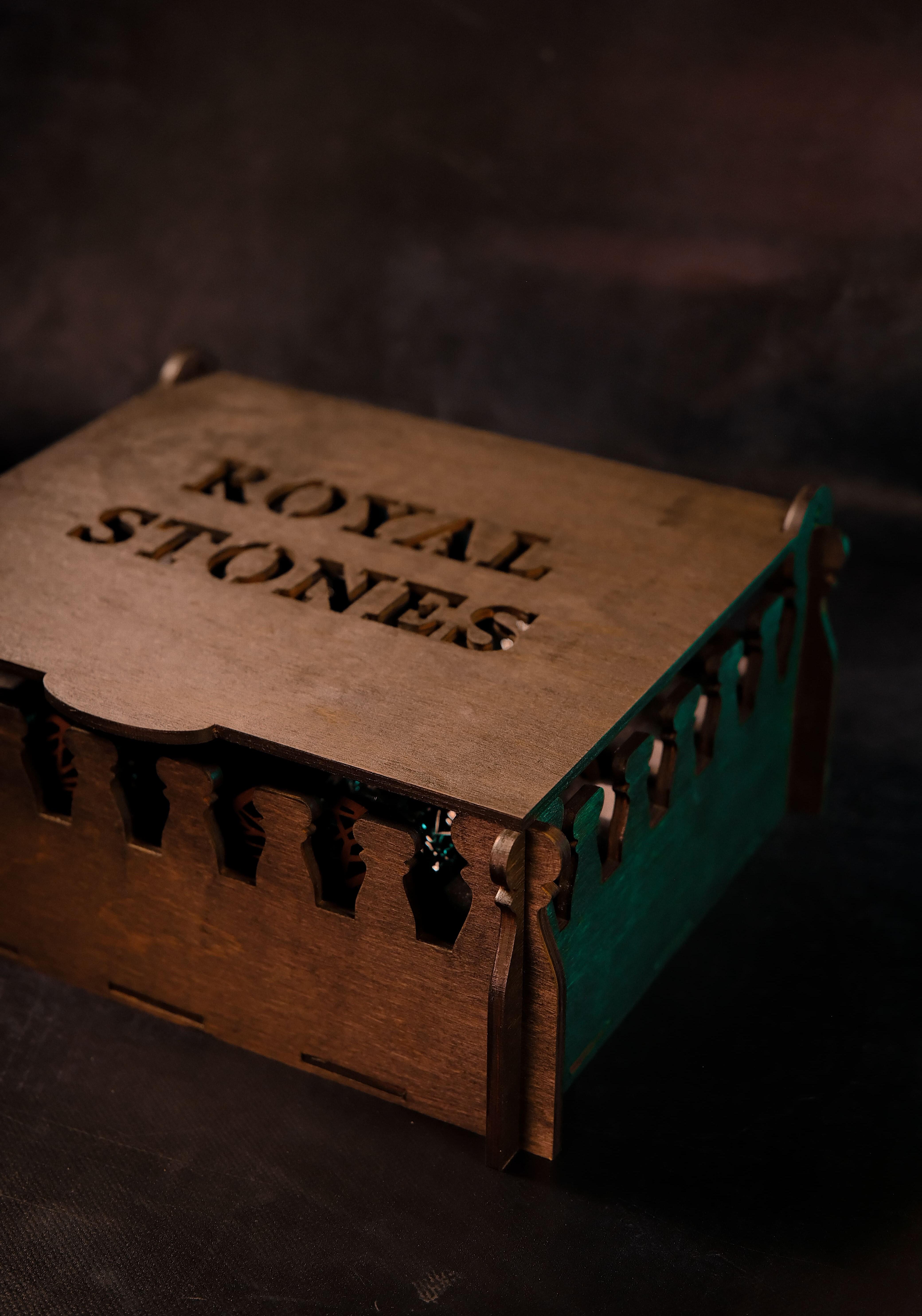 Камені для віскі Royal Stones Фортеця 12 шт. з бокалами Bohemia Diamond 230 мл 4 шт./мішечком/щипцями/підсклянниками 4 шт. та сертифікатом - фото 6