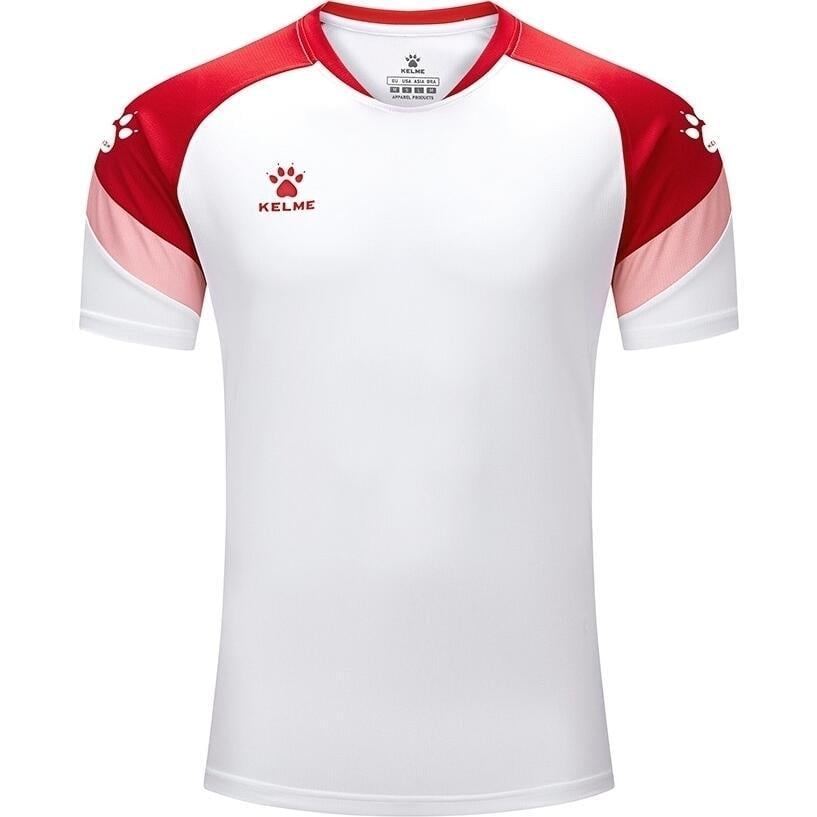 Футболка Kelme BRAVO 7351TX1092.9107 XL Бело-красный (50201-53)
