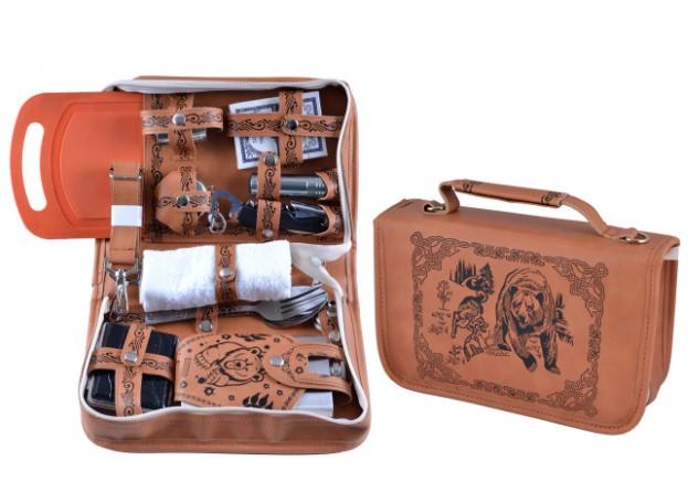 Подарочный набор для охотника 14в1 в кожаном кейсе F-2 (1922774021) - фото 2 Подарочный набор для охотника 14в1 в кожаном кейсе F-2 (1922774021) - фото 2