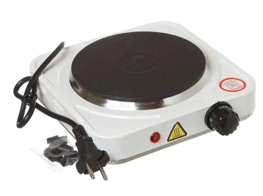 Электроплита одноконфорочная Hot Plate JX-1010А 1000 Вт Белый (2104618662)