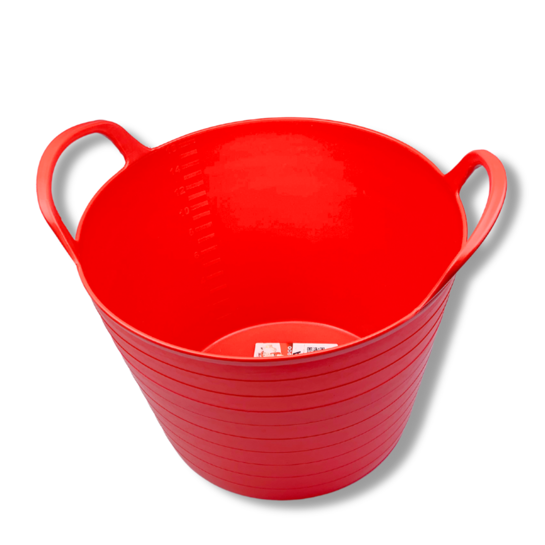 Відро еластичне будівельне Elastic Bucket Lux 16 л Червоний (333)